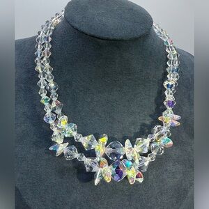 Vintage Swarovski crystal necklace caterpillar 🐛